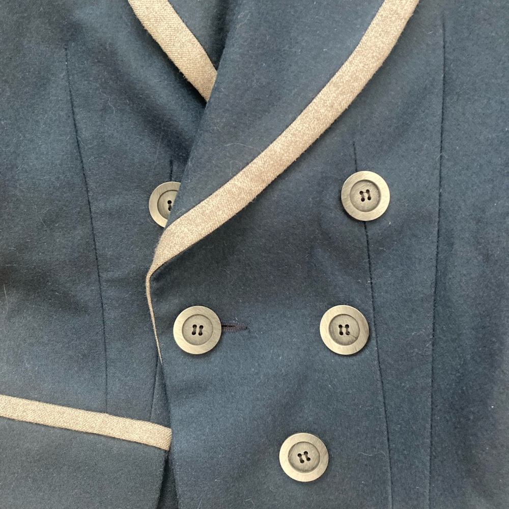 3.1 Phillip Lim Tailored Wool Blazer with Contrast Detail - Picture 4 of 7